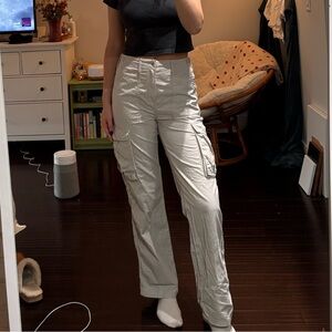 Bershka Light Tan Cargo Pants